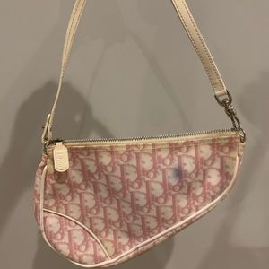 Monogrammed dior saddle bag